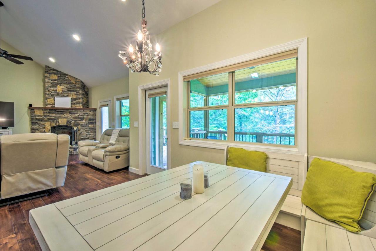 Cozy Riverside Dahlonega Home With Kayaks And Fire Pit Exterior photo